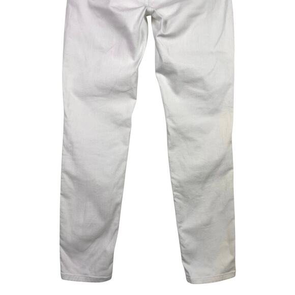 Eileen Fisher Organic Cotton Denim Slim Jean White Size 4 Minimalist Casual - Picture 10 of 11